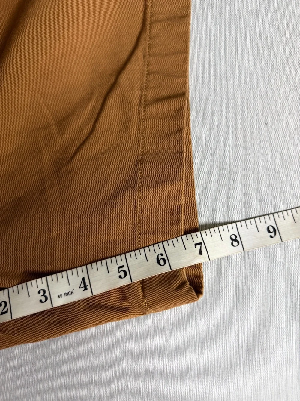 Everlane The Pull-On Performance Chino  Shorts Toasted Coconut Size L NWOT